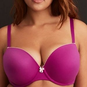 Torrid Curve Demi Bra bright purple 42DDD